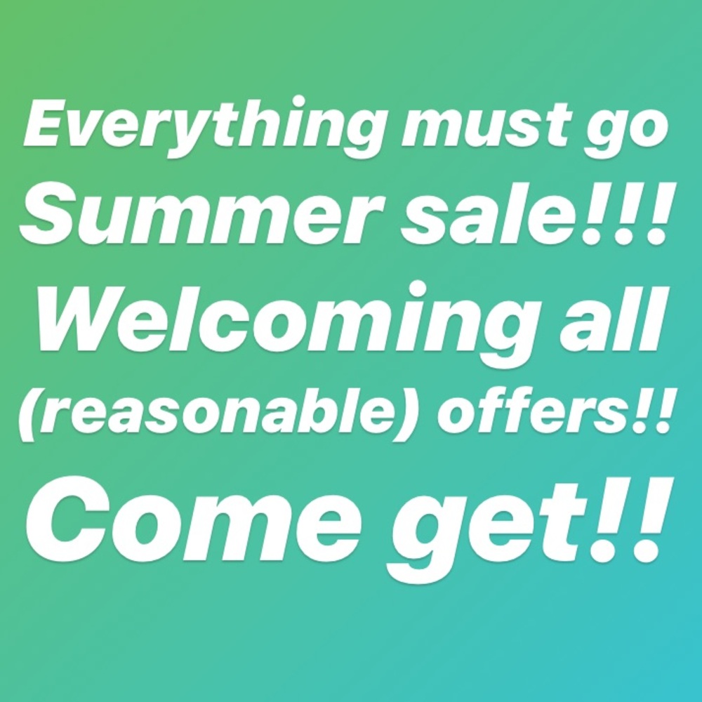 SALE! Send in your offers!